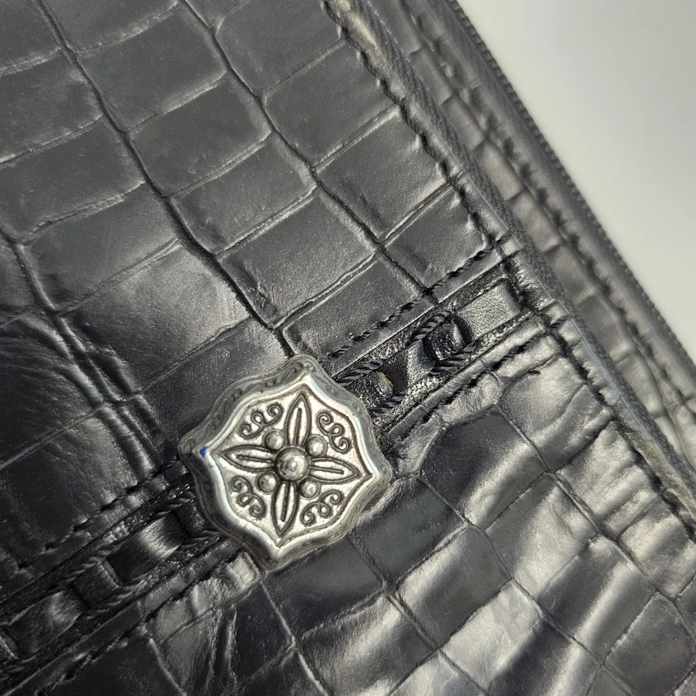 Brighton Croc Embossed Small Crossbody